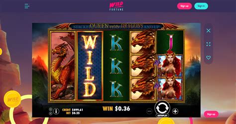 Wild fortune casino bonus